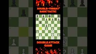 Double attacks or threats-basic tactic in #chess #chessgame #obladioblada #beatles