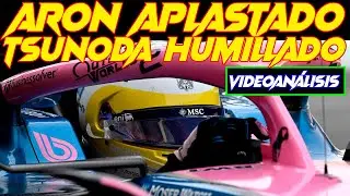 LIBRES F1 M&Eacute;XICO COLAPINTO APLASTA A ARON (SEGUIDO POR LA F1) DE PRINCIPIO A FIN Y TSUNODA HUMILLADO