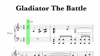 Gladiator - The Battle Sheet Music