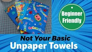 DIY Reusable Unpaper Towels / Dish Towels | Easy Beginner Sewing Tutorial 