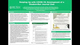 Keeping Up With COVID 19: Development of a Student-Run Journal Club