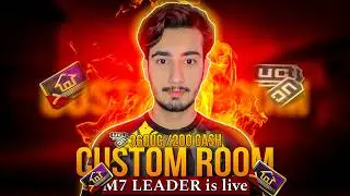 PUBG MOBILE LIVE CUSTOM ROOMS | M7LEADER