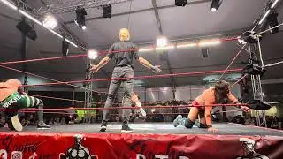 Prater Weihnachtscatchen 2025 Tag 1 EWA IC Match Finish w. Cowboy James Storm, Rees, Koukhaz