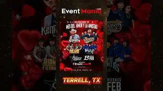 Terrell, TX! Keith Nieto, Reto&ntilde;os Del Rio, Juan Acu&ntilde;a! Viernes 13 de Febrero! Silver Saloon!