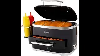 Kusini Hot Dog Steamer Machine With Bun Warmer, 24 Hot Dog & 12 Buns - Electric Food
