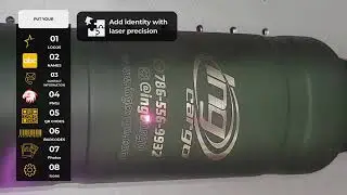 Ozizo Laser Engraving Demo &ndash; Custom Logo Engraving for ING CARGO