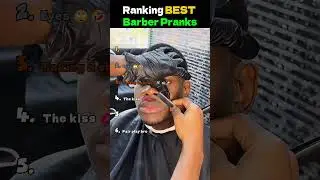 Ranking BEST VIRAL Barber Pranks #shorts