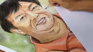 Mahabir Pun - drawing || Nepali scientist || watercolour painting | How to paint watercolour |
