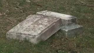 Portland police find over 150 monuments and gravestones vandalized in Evergreen Cemetery