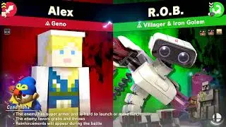 Super Smash Bros. Ultimate - Minecraft Steve Spirit Board