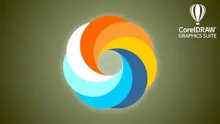 Spiral spinning | Learn logo design | Corel DRAW tutorials | 109