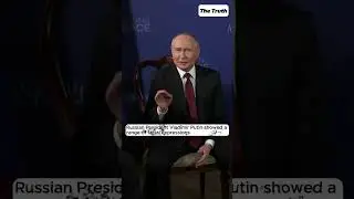 Russian President Vladimir Putin showed a range of facial expressions
