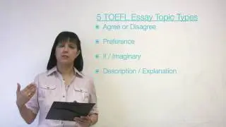 TOEFL Essay Types & Essay Patterns