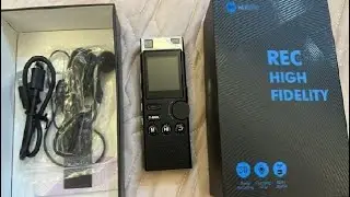 Диктофон WUCOTC с голосовым управлением для лекций и собраний, до 18&nbsp;000 часов записи с возможнос...