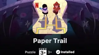Paper Trail Gameplay | Netflix New Mobile Game 2025 | Short Walkthrough 