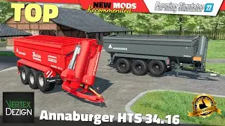 FS22 | Annaburger HTS 34.16 (by Vertex Dezign) - Farming Simulator 22 New Mods Review (2K 60FPS)