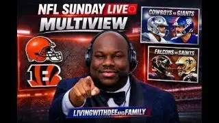 NFL Sunday LIVE 🔴 Browns vs Bengals | Cowboys vs Giants | Falcons vs Saints | LIVE Reactions