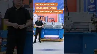 REVIEW MESIN BUBUT BITLER BENCH LATHE MACHINE BWMQ6230X1000 #shorts