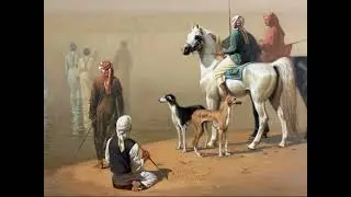 Красивая арабская музыка  Арабская живопись   beautiful arabic music arabic painting