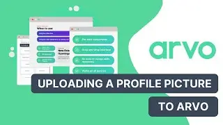 Uploading a Profile Picture to Arvo