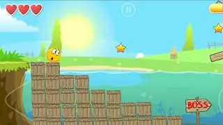 Red Ball 4 Hills Vs Boss with Golden Ball 