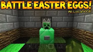 Minecraft Console TU36 BATTLE MODE - All Hidden Easter Egg Mob Heads (Console Edition)