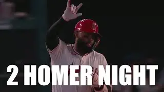 Jo Adell Homers Twice vs Mariners!! (18&deg; and 44&deg; Launch Angle)