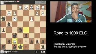 Chess rating climb Road To 1000 ELO part 11 #chess #checkmate #chessrating