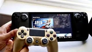 How To Connect PS4 Controller To Steam Deck! (2023)