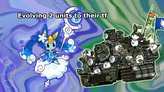 Evolving 2 units to their true forms
