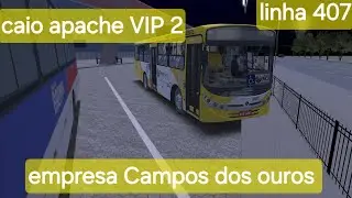 ( Proton bus simulador) caio apache vip 2 mapa grande cidade linha 407