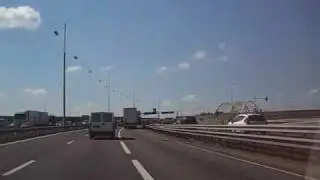 On the motorway Belgian border to Rotterdam