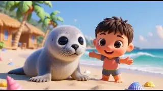 The Crying Baby Seal Lost the Beach Bucket | Funny Toddler Song | Kids Rhymes