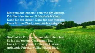 Morgenlicht leuchtet, rein wie am Anfang