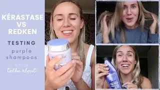 K&eacute;rastase VS Redken purple shampoo on light & dark blonde hair | Natalia Talks About