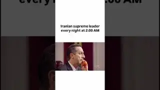 Iranian Supreme Leader Every nigth be like #shorts #funny #iran #jokes #fyp #humor  #youtubeshorts