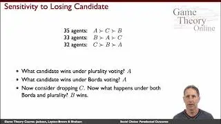 Game Theory Part 2  1 03  Social Choice  Paradoxical Outcomes