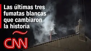 Así fue el momento de la fumata blanca en la elección de los últimos 3 papas