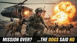What Happens When 24 Military Dogs REFUSE to Abandon Their Pilot