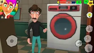 Scary Robber Home Clash New Update New Levels - All Washed Up (Android/iOS)