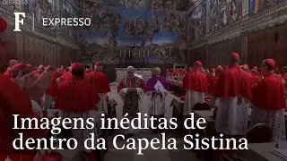 Vaticano divulga imagens inéditas de dentro da Capela Sistina