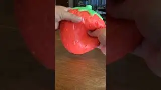WOW! ASMR! LET'S TRY! SQUISH IT STRAWBERRY SQUEEZER! #asmr #new #amazing #super #squishy #toys