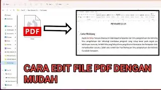 HOW TO QUICKLY EASILY EDIT PDF FILES USING MS WORD