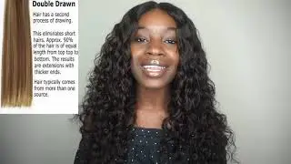 Single drawn vs. double drawn hair