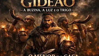 GIDEÃO: QUANDO DEUS USA O MENOR PARA CONFUNDIR OS INIMIGOS | A Buzina, a Luz e o Trigo