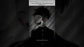 Truth 💓 #life #anime #sadmanga #peace #quotes #reality #edit #horror #scary #dreamcore #anime #sad