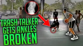 Former D3 Hooper Mic&rsquo;d Up At The Park BROKE Defender's ANKLES!