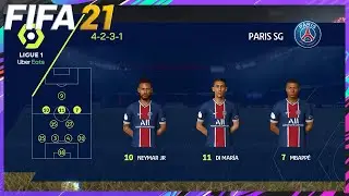 FIFA 21 | Paris Saint-Germain vs. Losc Lille | Ligue 1 | at Parc des Princes