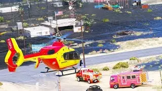[GTA 5] GROSSE INONDATION LES SAPEURS-POMPIERS INTERVIENNENT | PARTIE 1