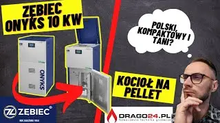 ZĘBIEC ONYKS 10 kW - POLSKI, KOMPAKTOWY KOCIOŁ NA PELLET  - DRAGO24 - ŚWIDNICA